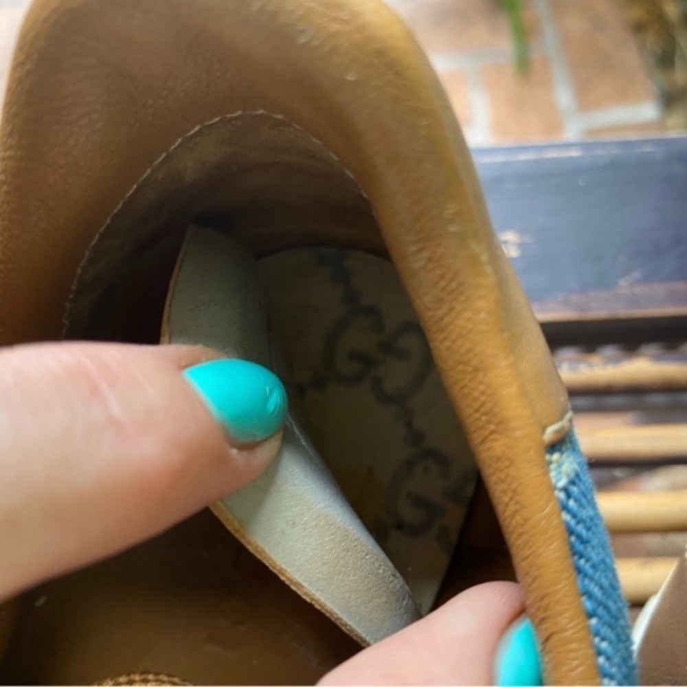Gucci Tennis Shoes Sneakers 37.5 - Picture 12 of 13